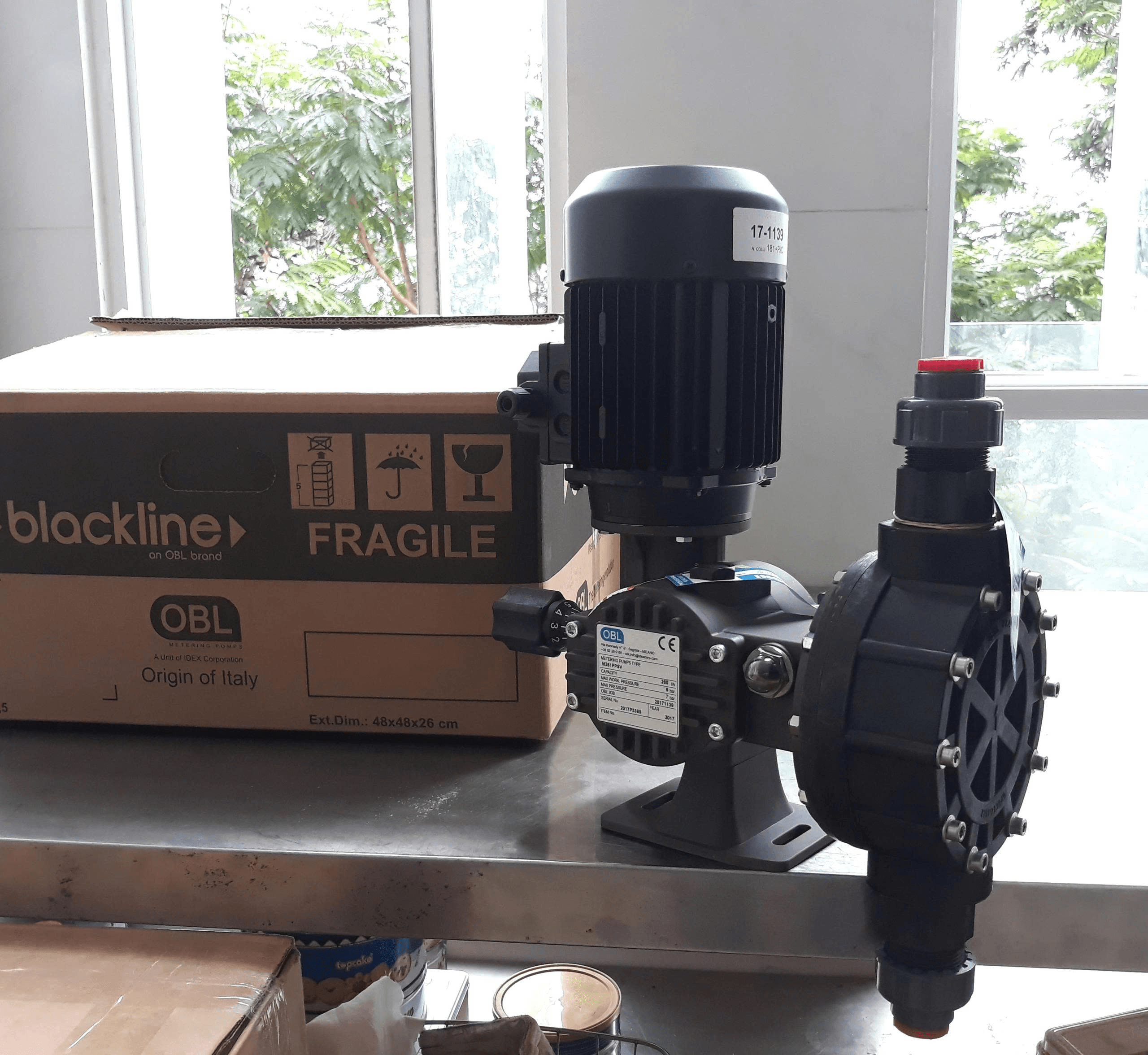 Bơm định lượng kiểu màng OBL M321PPSV - ảnh 1
